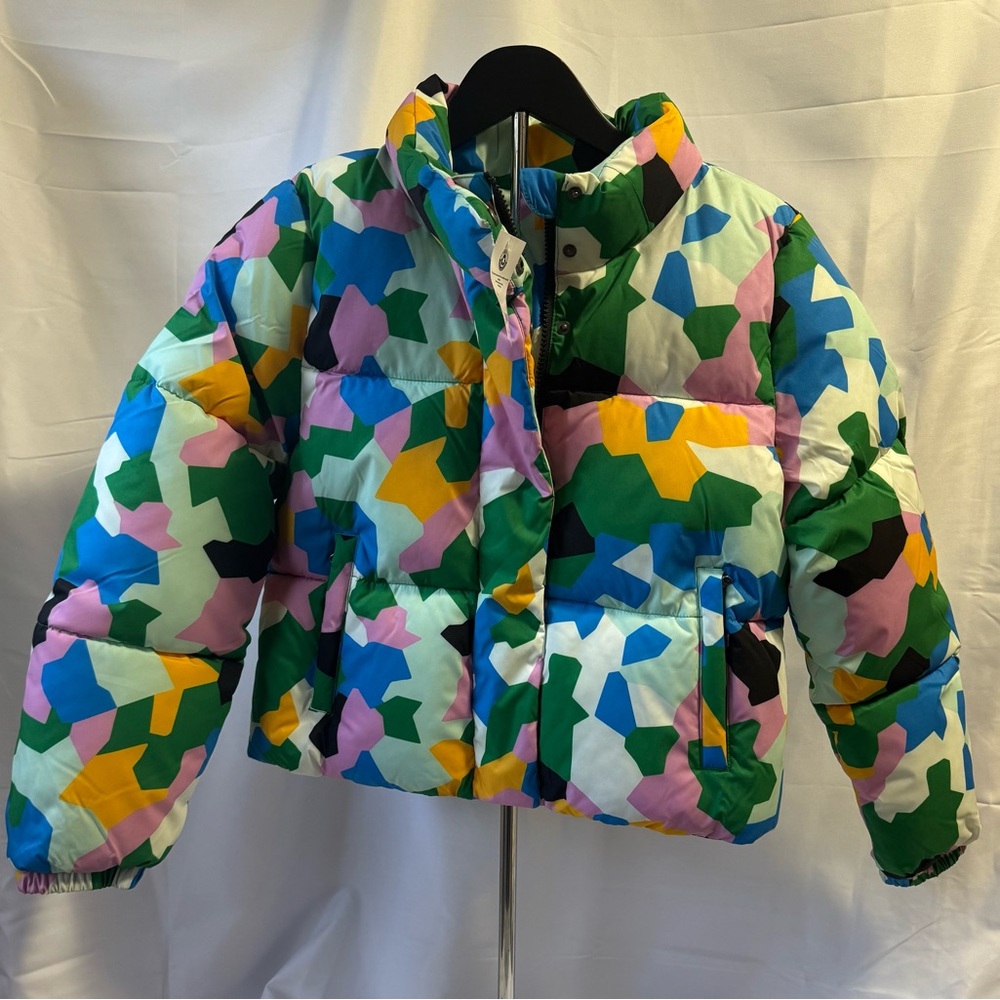 New Kids Multicolor Quilted Puffer Insulated Jacket Size XL